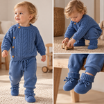 Booties, halten die Füße warm.